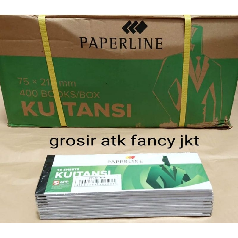 

RB ( 10 buku ) Paperline Kuitansi Kwitansi 40 Lembar Mini