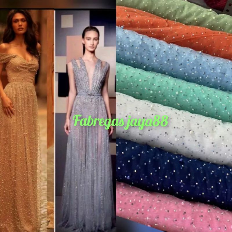 kain tile swarovski payet mutiara premium