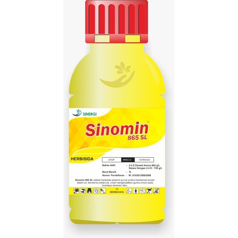 Herbisida 2-4 D Dimetil Amina Sinomin 865 SL 200 ml