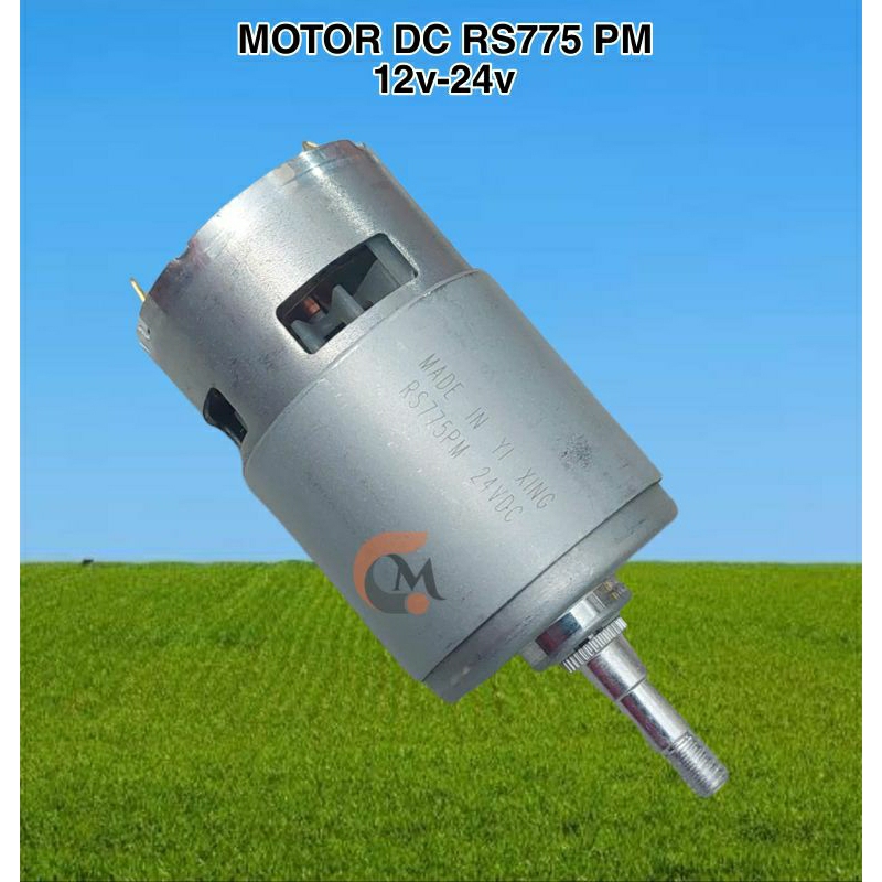Dinamo DC Motor RS 775 21V Potong Rumput Grinder Table Saw