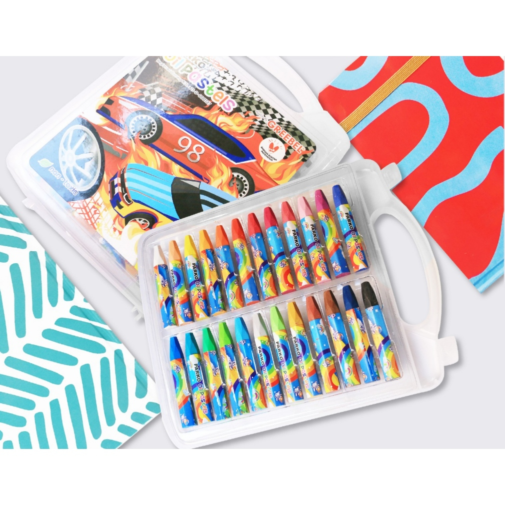 

Oil Pastel / Crayon / Krayon GREEBEL PARKO 24 Warna 24C