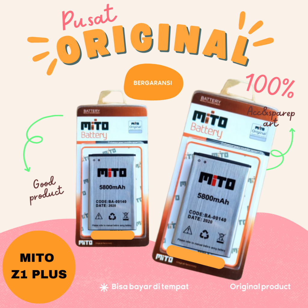 BATRE BATERY BATRE BATREI / MITO BA -000140 / MITO Z1 PLUS / MITO A37 / BATRE BATERY BATRE BATREI