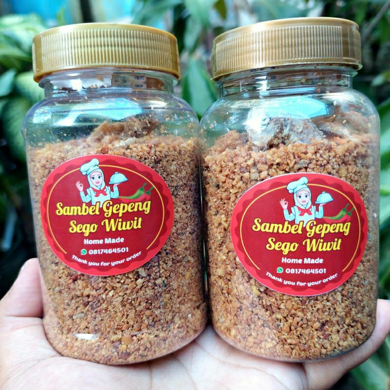 

Sambel gepeng sego wiwit