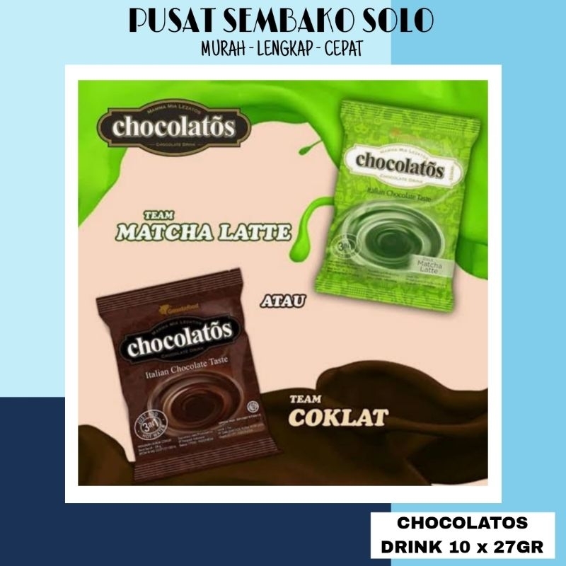 

Chocolatos Minuman Coklat Renteng isi 10 27gr