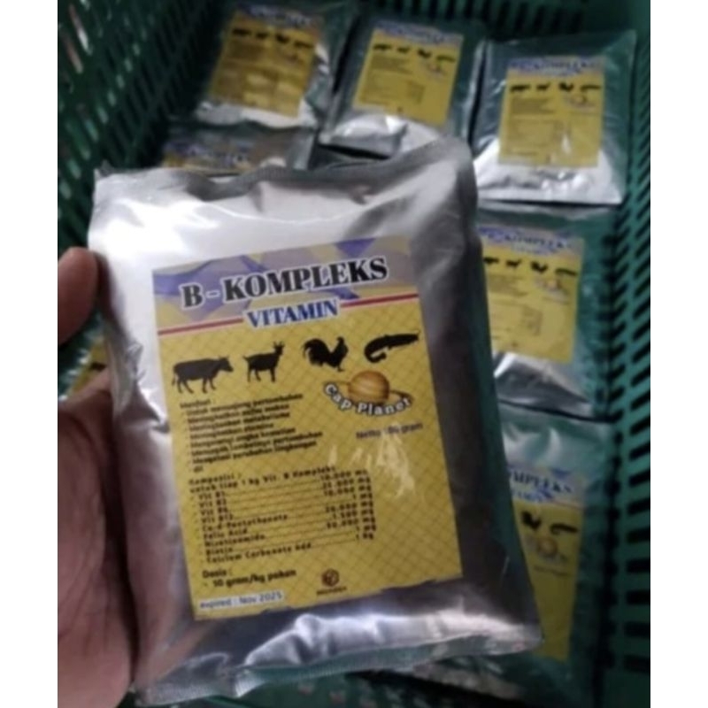 Bkomplek serbuk 100 gr cap planet/Vitamin b komplek