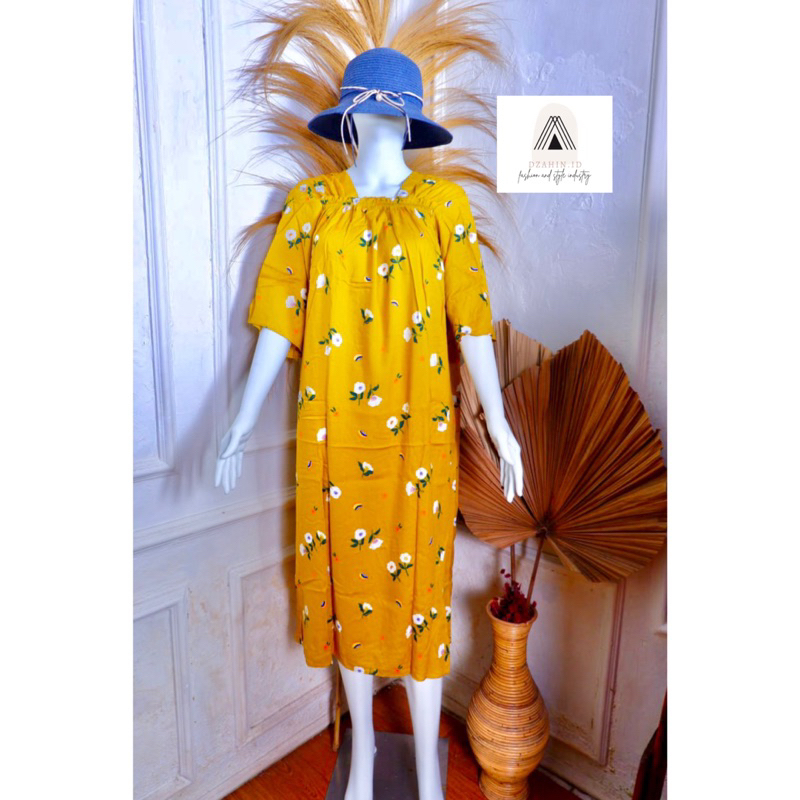 Home Dres Laila Dada Kerut Karet || Daster Laila Motif Dada Karet Serut || Daster Kekinian || Daster