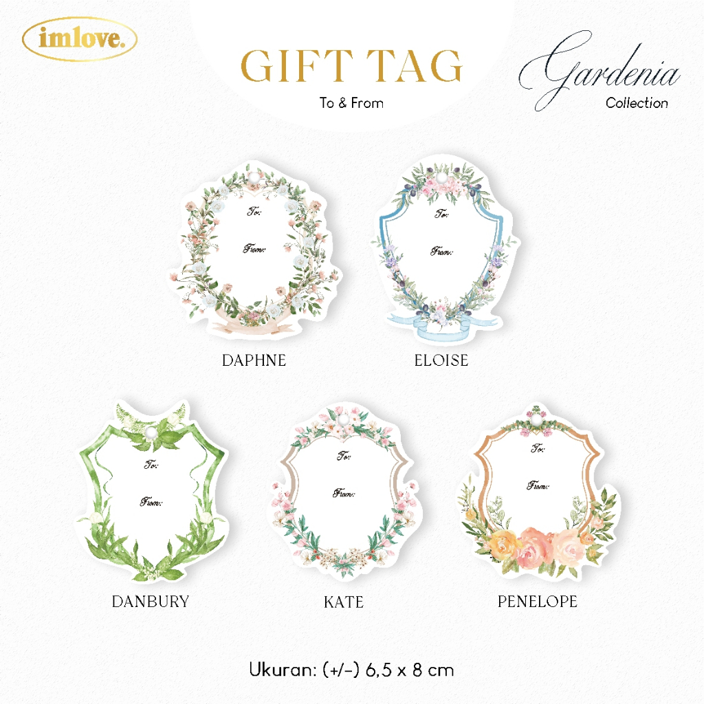

[10 PCS] Hang Tag Gift Tag To & From All Occasion Kartu Ucapan Hampers Parcel