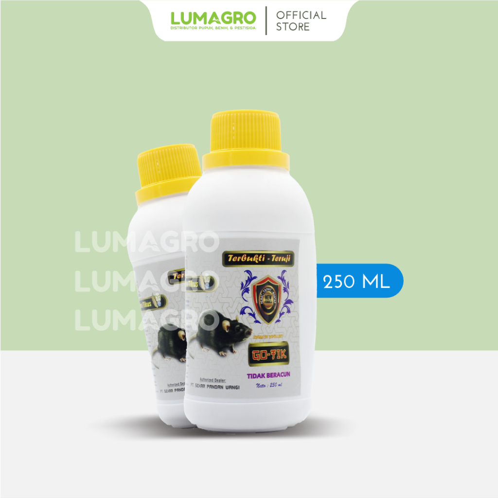Obat GoTik Pengendali Hama Tikus Sawah Alami Pengusir Curut Go Tik