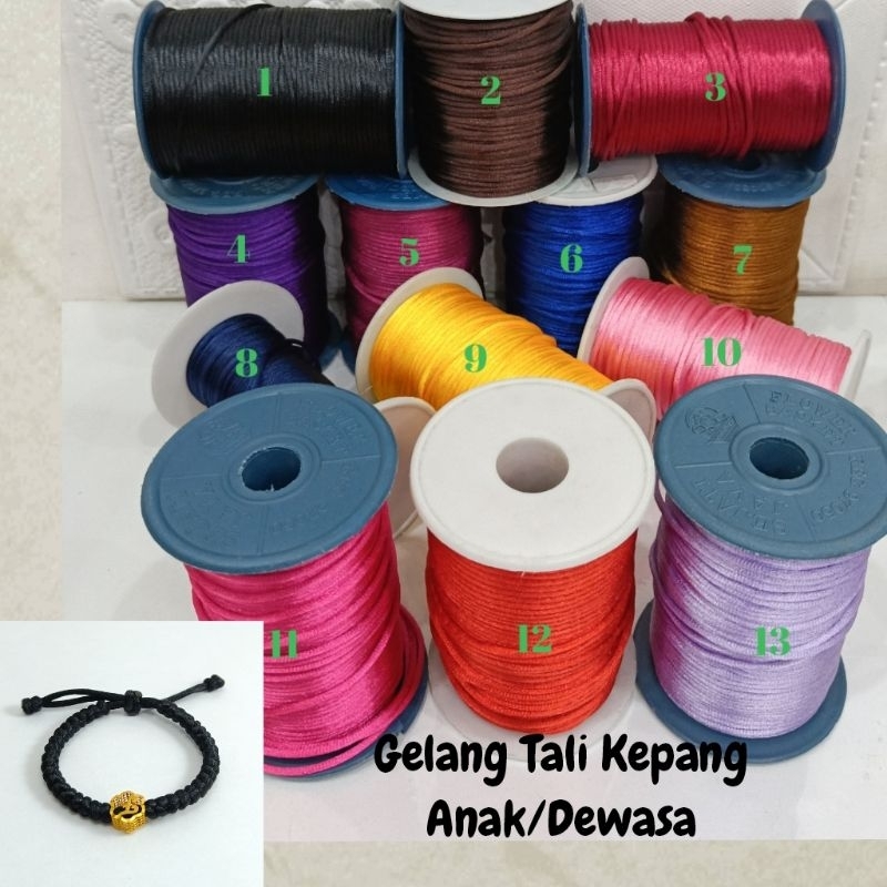 GELANG TALI KEPANG TANPA CHARM EMAS