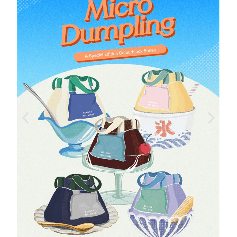 beyond the vines micro dumpling bag (READY STOCK)