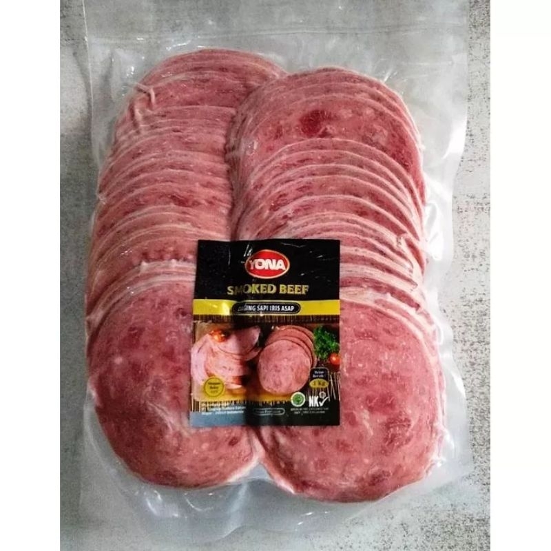 

Yona Smoked Beef 1 Kg Daging Sapi Iris Asap