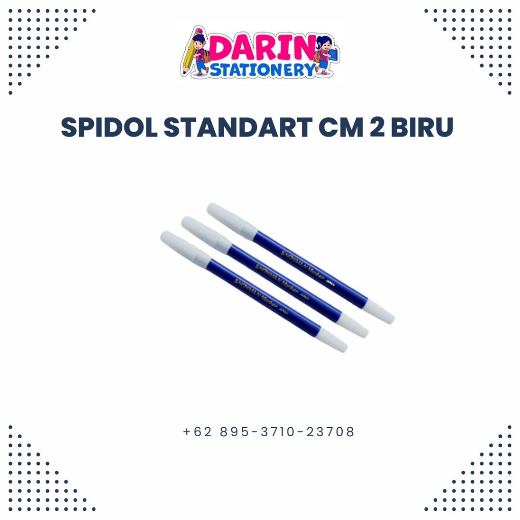 

Spidol Kecil Standart CM 2 Biru