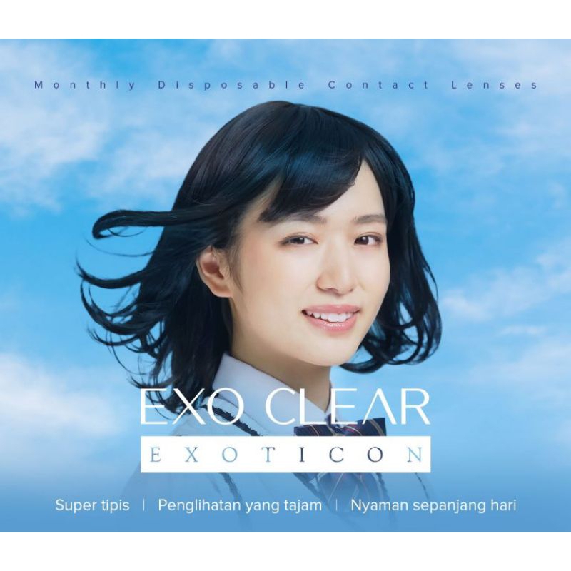 Softlens bening minus softlens clear power EXO CLEAR BY EXOTICON SOFTLENS BENING SUPER SMOOTH DESIGN