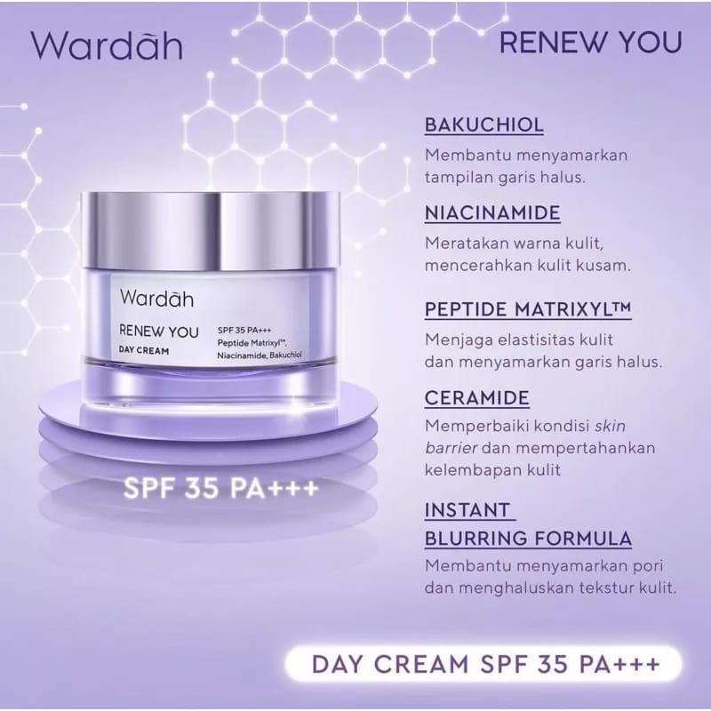 Wardah day cream renew you