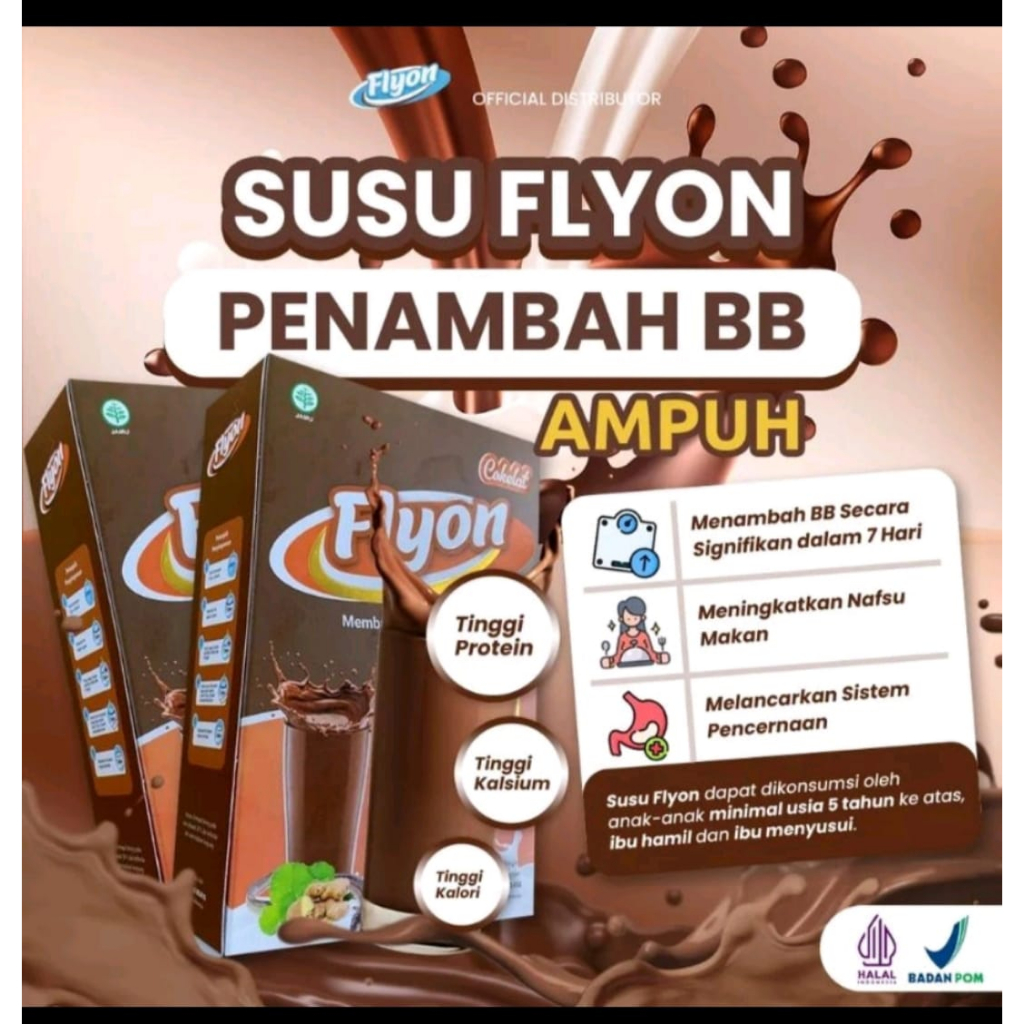 

READY Susu Flyon COKLAT Susu Penggemuk Badan Dan Penambah Nafsu Makan Original Vitamin Penggemuk Badan Herbal 4.8 7,6RB Penilaian 10RB+ Terjual
