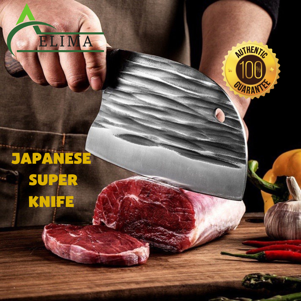 JAPANESE SUPER KNIFE Pisau Super Tajam Jepang Tidak ada karat, Tidak ada chipping Pisau Dapur Pisau 