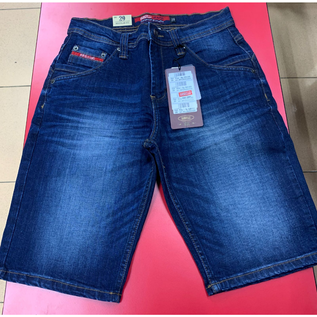 Gabrielle Jeans |Celana Jeans Pendek Slim FIt