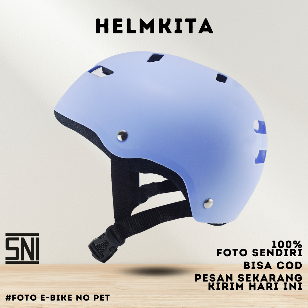 Helm Sepeda Listrik Wanita Dewasa Warna pastel