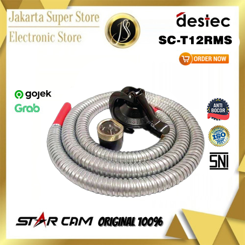 REGULATOR GAS STARCAM TEKANAN RENDAH DENGAN INDIKATOR METER SC-T12RMS