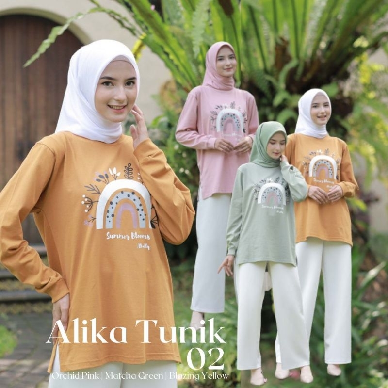 Tunik Wanita Alika merk Alhally