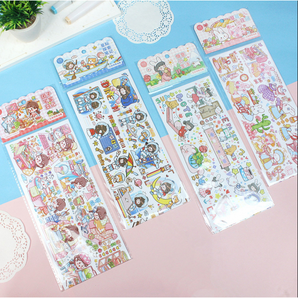 

Sweetheart Colorful World 50cm Special Diary Deco Stickers