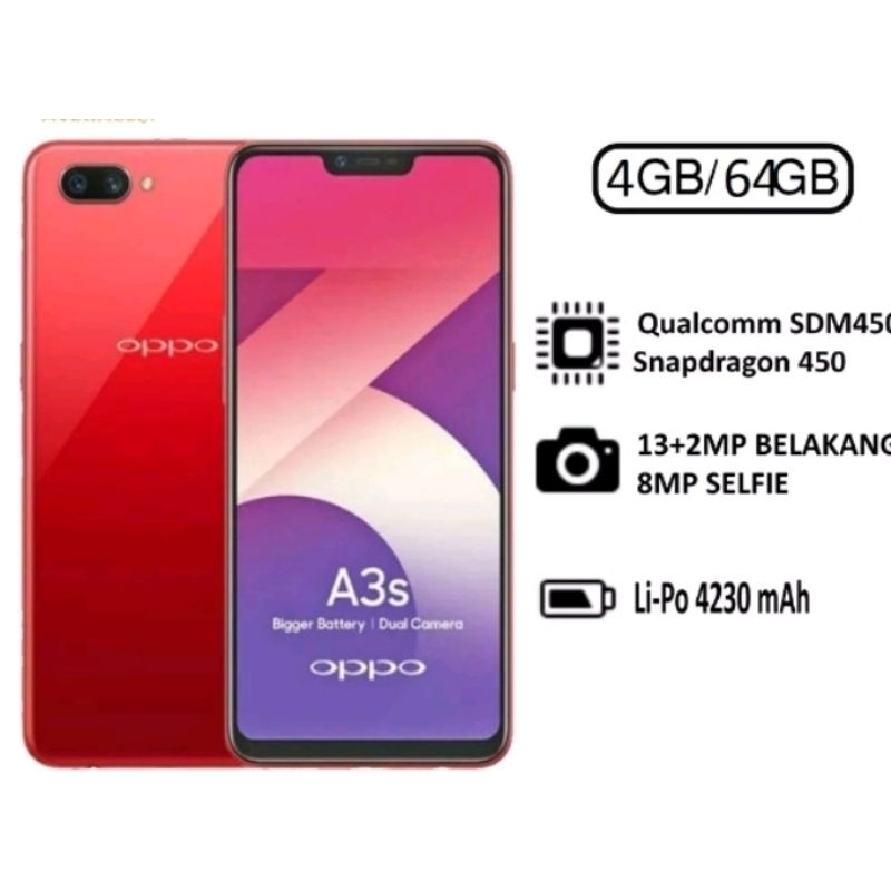 OPPO A3S RAM 4GB/64GB 6GB/128GB