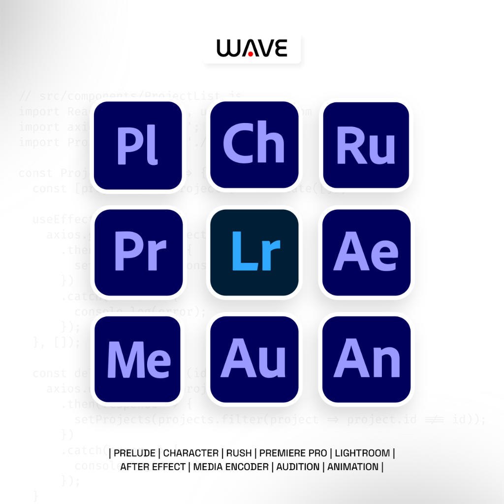 

Cutting Sticker Vinyl IT Adobe Editing Software Waterproof - Premiere / Lightroom / Ae / Au Satuan