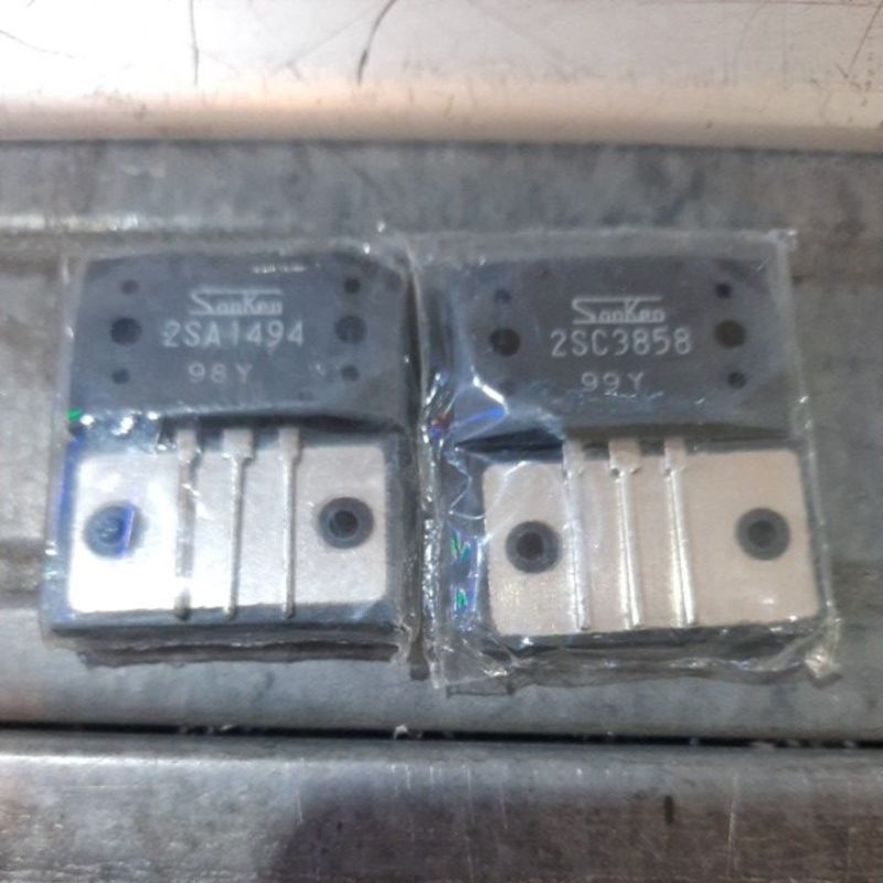 transistor sanken 2sa1494 2sc3858 original