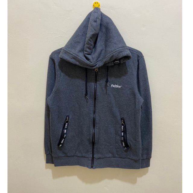 ZIP HOODIE FELTICS GREY