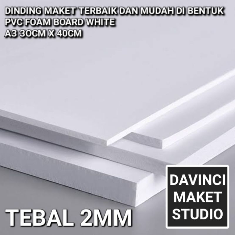 

(2MM) A3 PVC Foam Board - Karton PVC 2mm - 30cm x 40cm