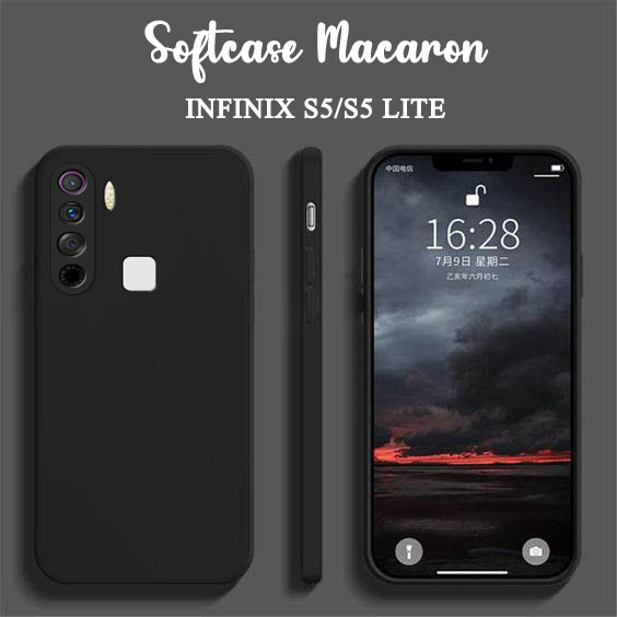 Softcase Macaron Polos For Infinix S5 Infinix S5 Lite - Case HP Infinix S5 Infinix S5 Lite - Casing 