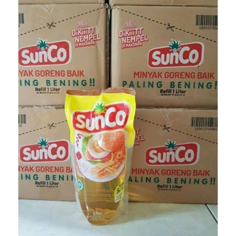

minyak sunco kemasan 1liter diskon 50% jam 8malam