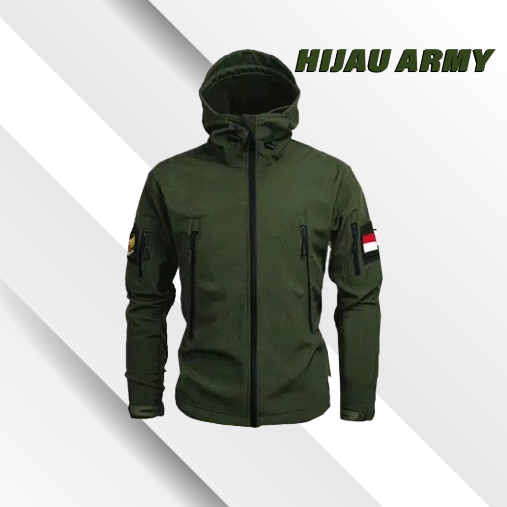 Jaket Gunung TAD Waterproof Taslan Tebal Premium