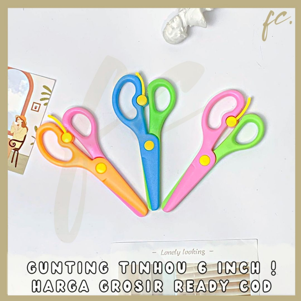 

Gunting TINHOU 6 inch Pastel Double Color Scissors Tajam Korea Warna Soft Pink Hijau Orange Biru Lucu Alat Tulis ATK Kantor Sekolah Prakarya Scrapbook Termurah Ready COD