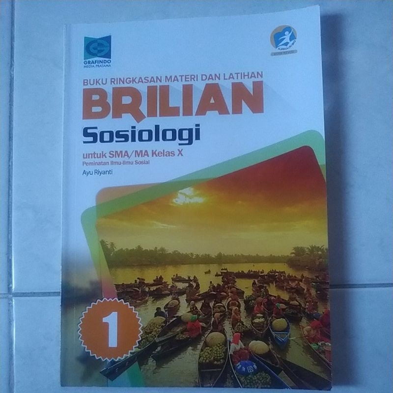 PRELOVED Buku Brilian Sosiologi GRAFINDO SMA/MA Kelas 10