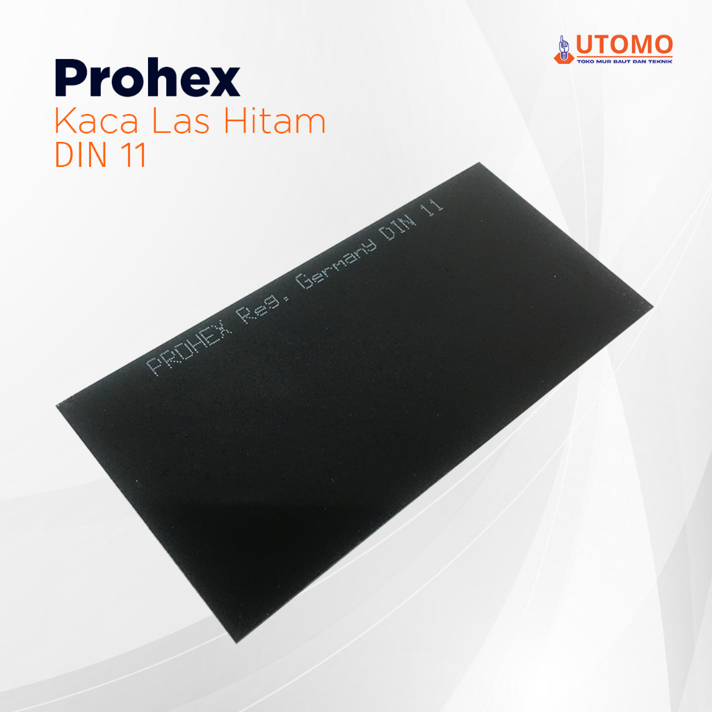 Kaca Las Hitam DIN 11