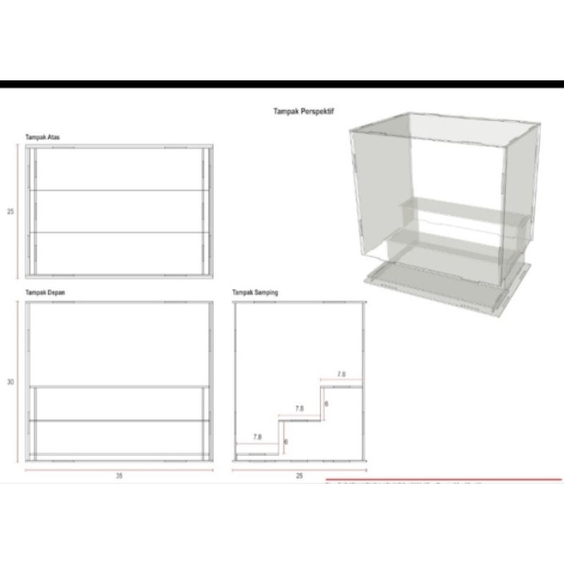 akrilik display figure//box figure