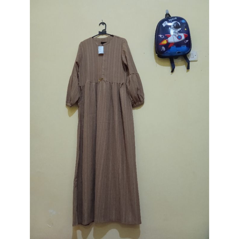 Gamis Lady Crush Polos/Gamis Crincle Polos/ Gamis tebal polos