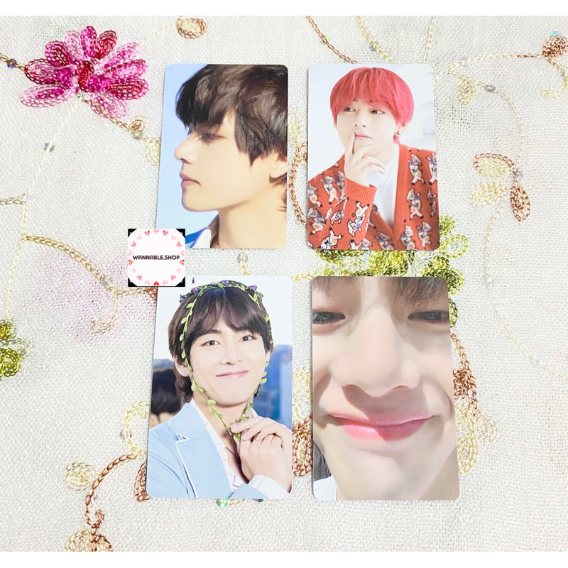 [READY STOCK] TAEHYUNG MENGHADAP SAMPING PHOTOCARD / TAEHYUNG RAMBUT MERAH PHOTOCARD / TAEHYUNG BUNG