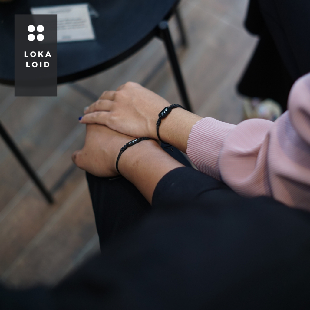 Gelang Tali Microcord Custom Akrilik Small Bracelet Size Paracord Gelang Couple Hitam