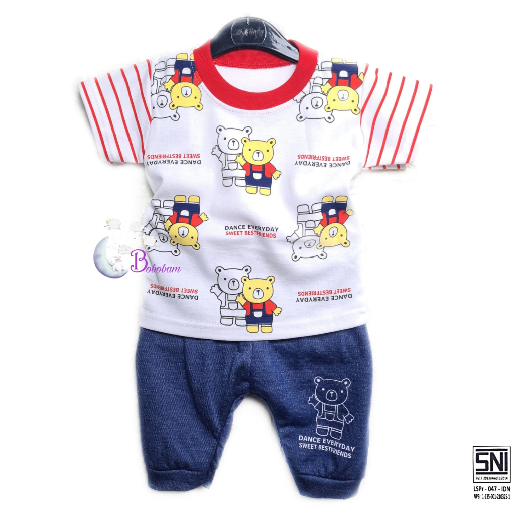 BAJU BAYI LAKI LAKI SETELAN ANAK COWO LUCU STELAN COWOK 6 12 BULAN KEREN TRENDY KEKINIAN HEWAN