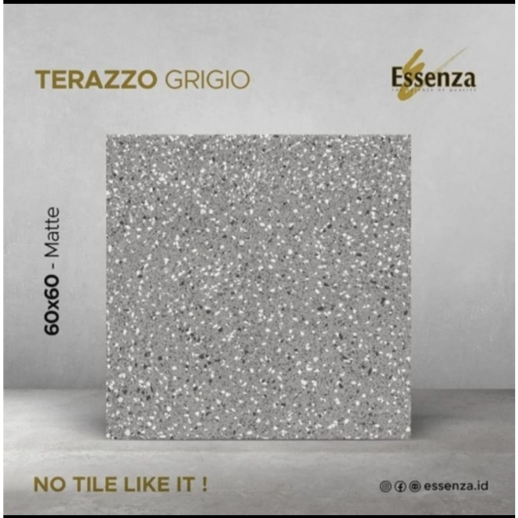 Granit ESSENZA Terrazo Grigio 60x60 KW A