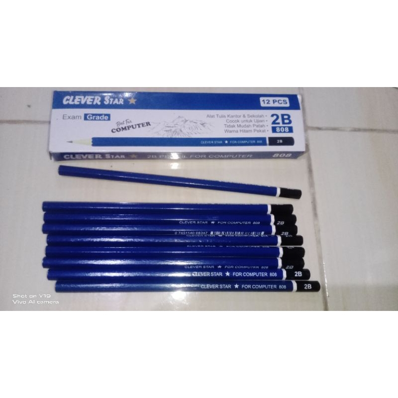 

pensil 2B clever star