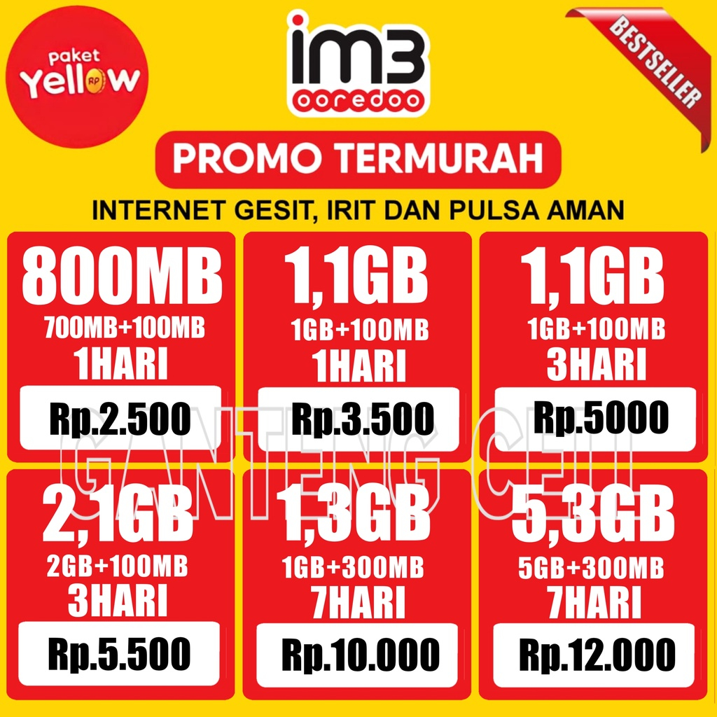 Paket yellow indosat