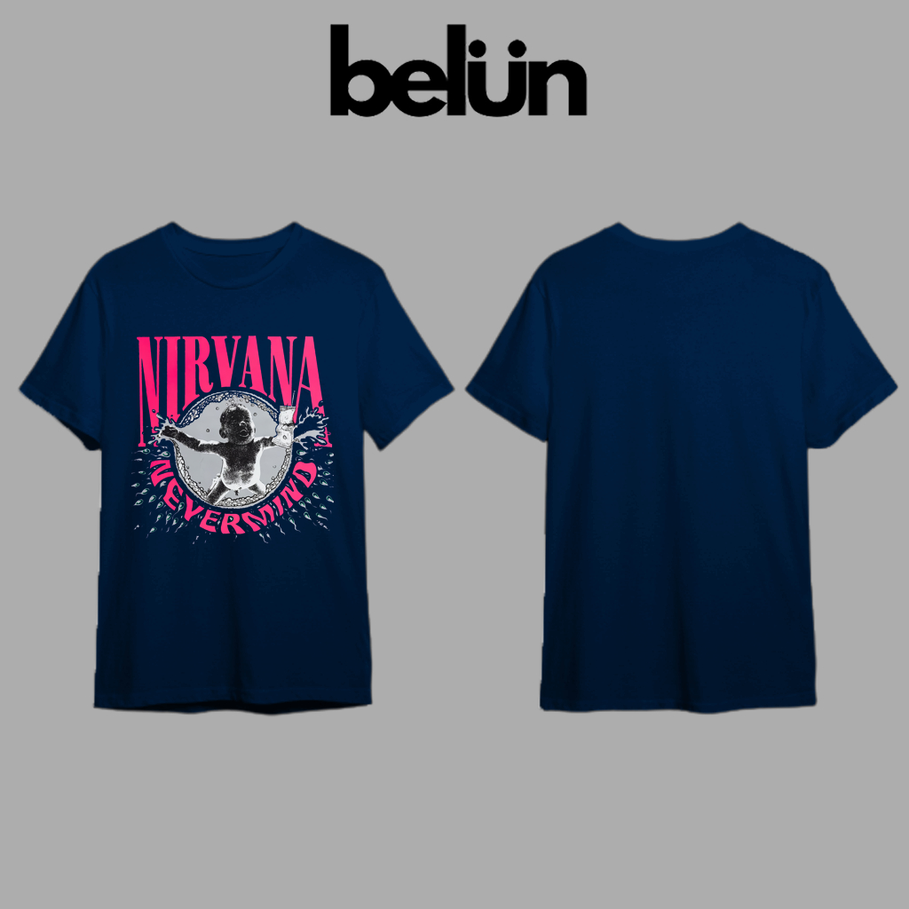 TSHIRT NIRVANA NEVERMIND NAVY