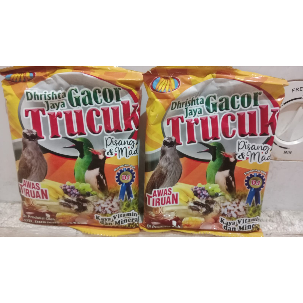 VOER TRUCUK GACOR DENGAN VARIAN PISANG DAN MADU SANGAT COCOK UNTUK BURUNG TRUCUK