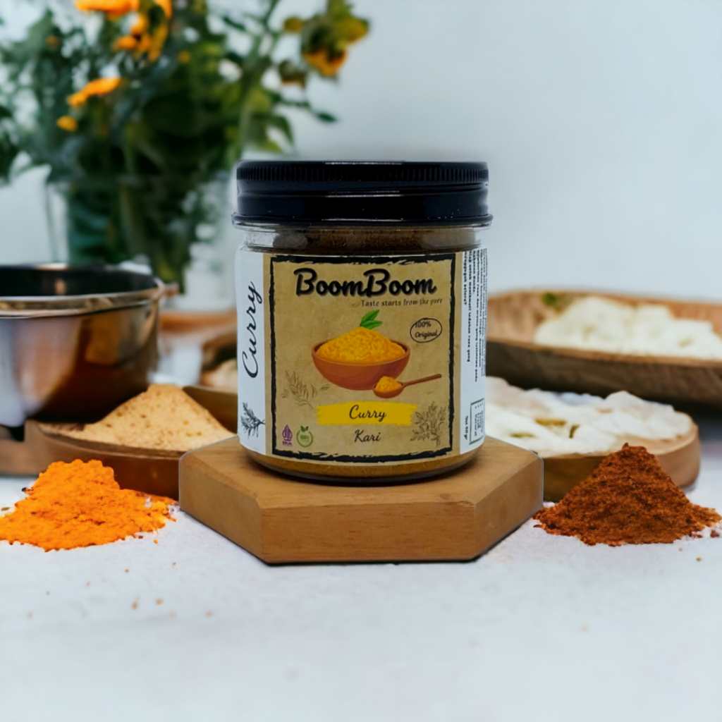 

BoomBoom Bumbu Bubuk Rempah Kari Instan / Curry Powder Kari India Berkualitas