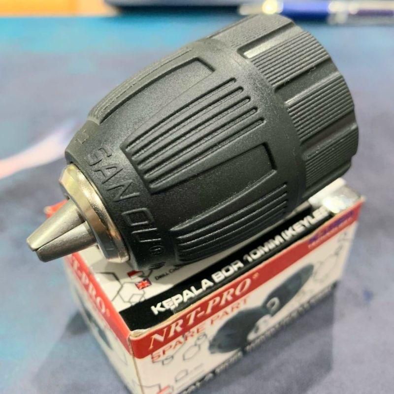 Kepala bor cordless 10mm kepala bor baterai