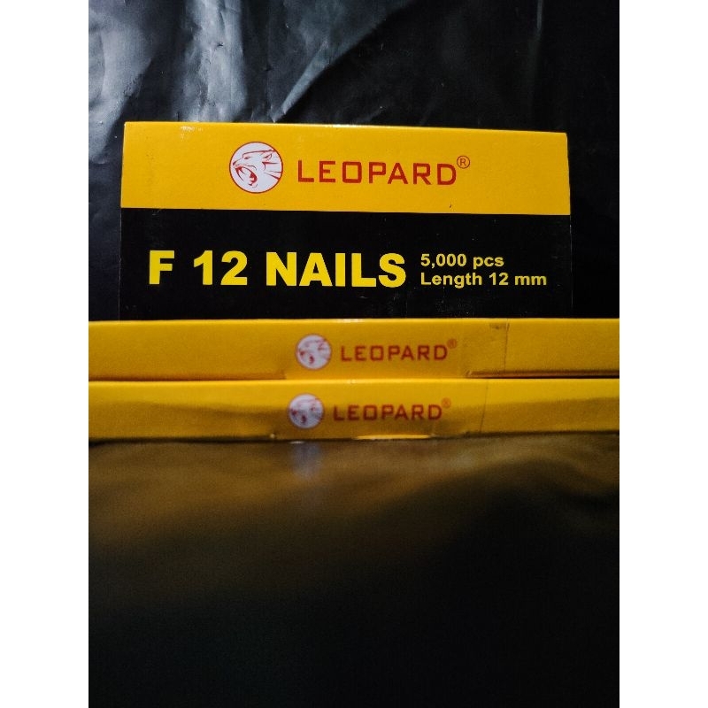 

staples f12 leopard / paku tembak angin f 12 leopard / leopard f12 isi 5000pcs