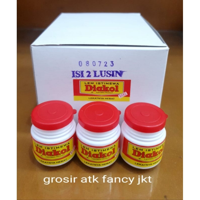 

( 24 buah ) Lem Kertas Colek Sagu Diakol Mini